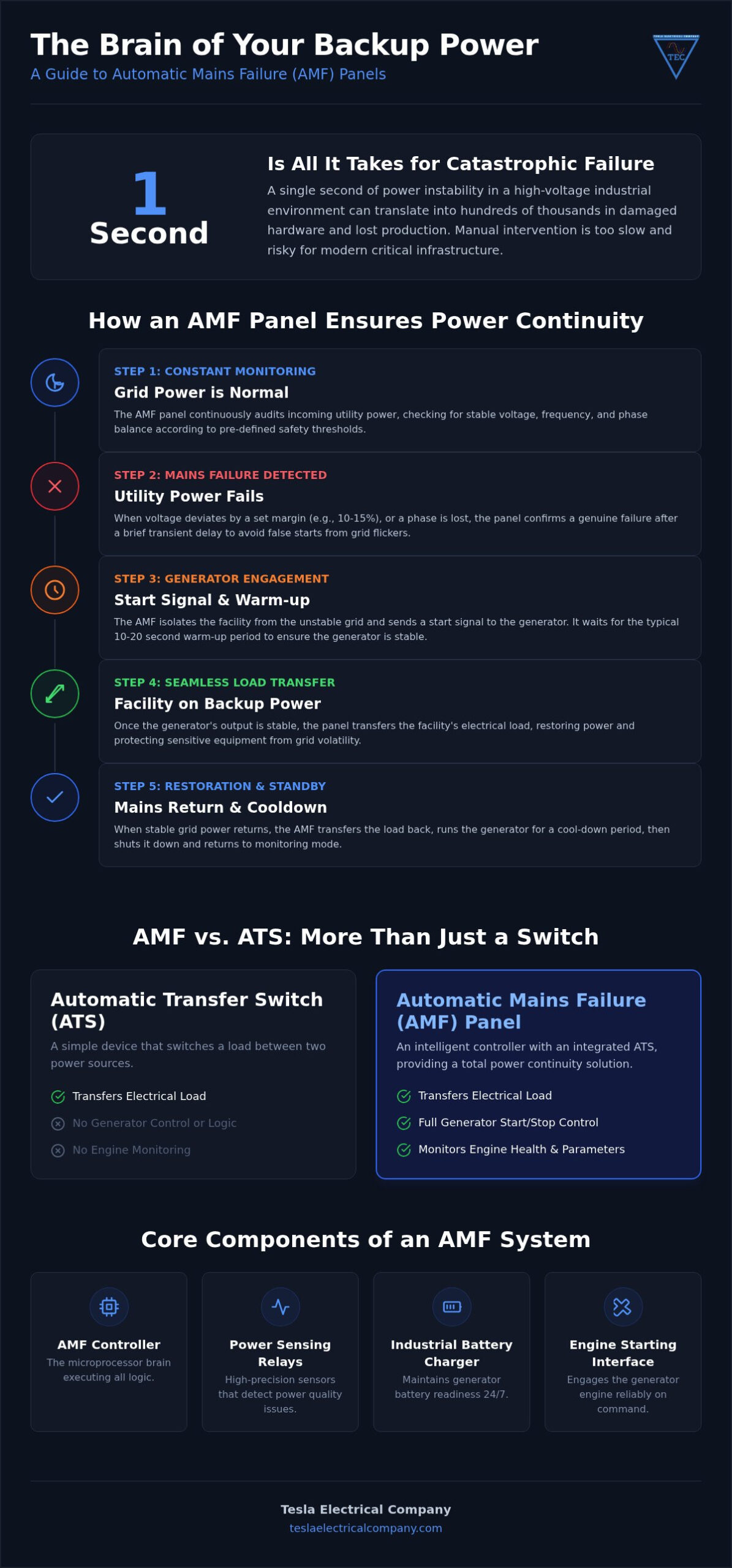 The Logic Behind Automatic Mains Failure Panels: An Industrial Guide